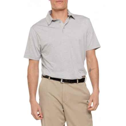 Rorie Whelan Polo Shirt - UPF 50, Short Sleeve in Light Grey Heather
