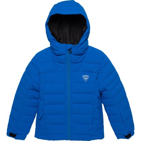 Rossignol Big Boys Rapide Ski Jacket - Insulated in Lazuli Blue