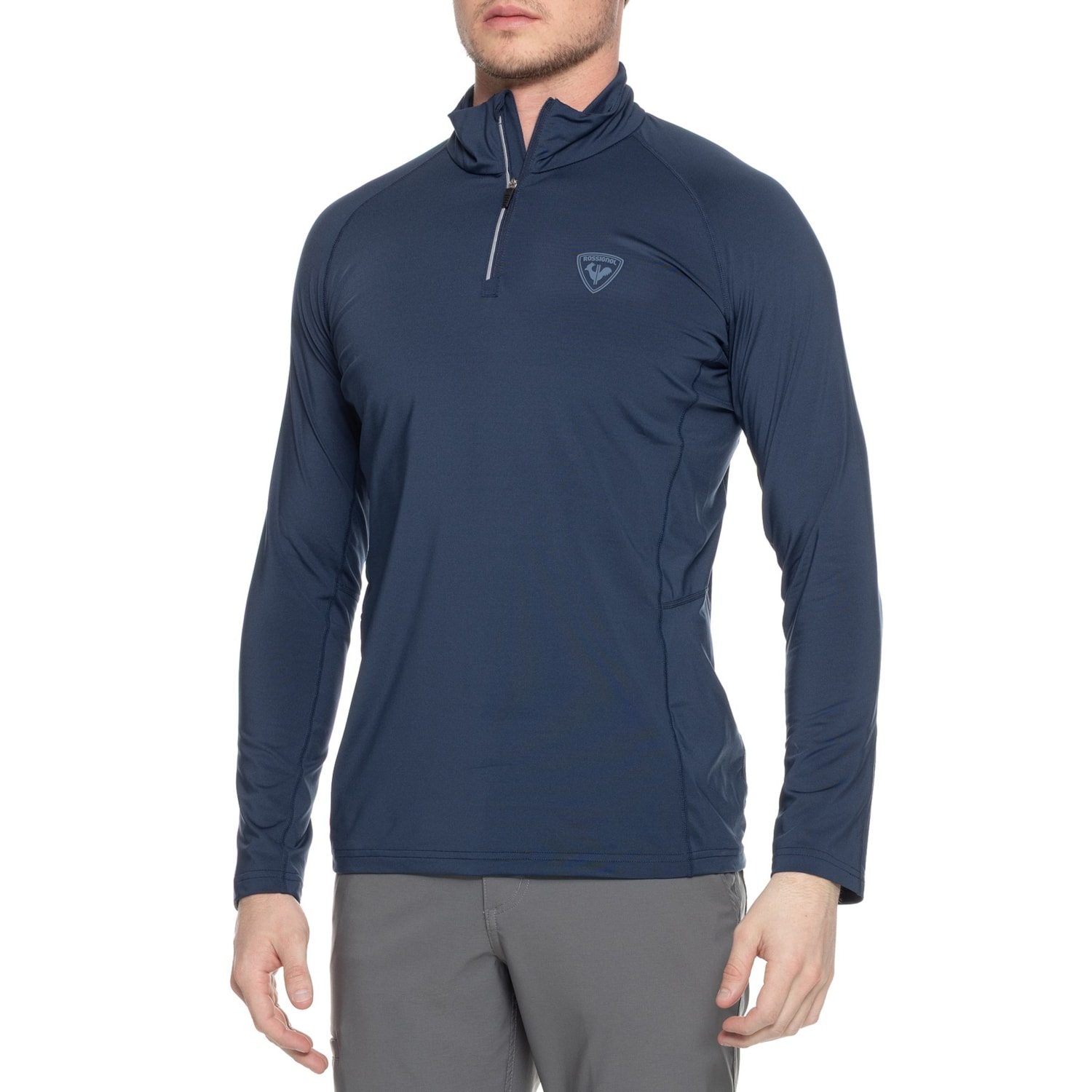 Rossignol Classique Shirt - Zip Neck, Long Sleeve - Save 53%