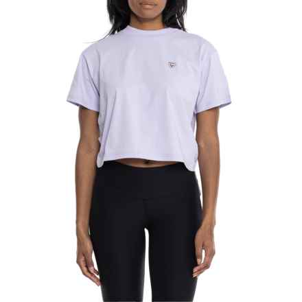Rossignol Cropped T-Shirt - Short Sleeve in Lavander Grey