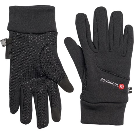 Rossignol Cuffed Gloves - Touchscreen Compatible (For Women) in Black