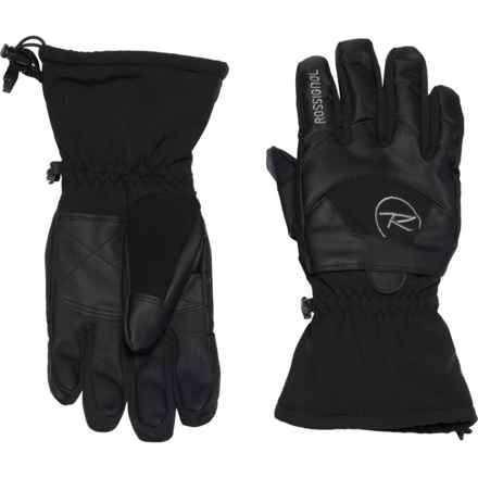 Rossignol Heater Pocket Ski Gloves - Waterproof, Insulated in Black