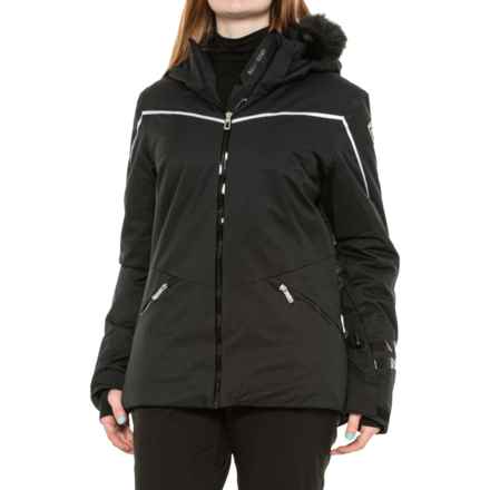Rossignol Hooded PrimaLoft® Ski Jacket - Waterproof, Insulated in Black