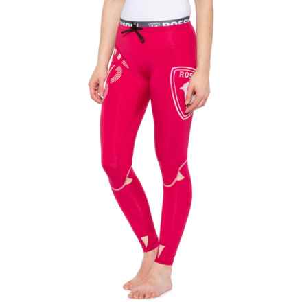 Rossignol Infini Compression Race Base Layer Tights in Cherry