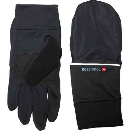 Rossignol Lightweight Flip Gloves - Touchscreen Compatible in Black