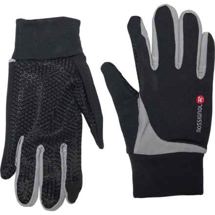 Rossignol Lightweight Two-Tone Gloves - Touchscreen Compatible in Black/Grey