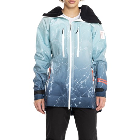 Rossignol Made in France Atelier S Ride Free Ski Jacket - Waterproof in Aqua Marble