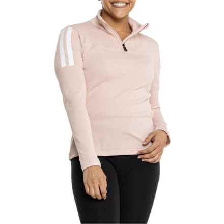 Rossignol Made in Italy Experience Shirt - Zip Neck, Long Sleeve in Powder Pink