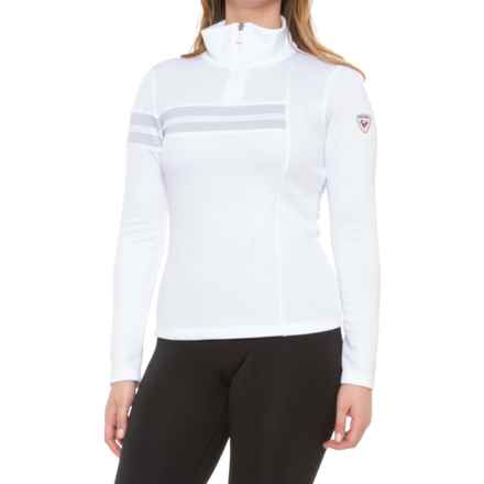 Rossignol Made in Italy Resort Shirt - Zip Neck, Long Sleeve in White