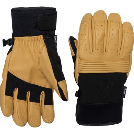 Rossignol Ride Stretch imp’R Ski Gloves - Waterproof, Insulated (For Men) in Natural