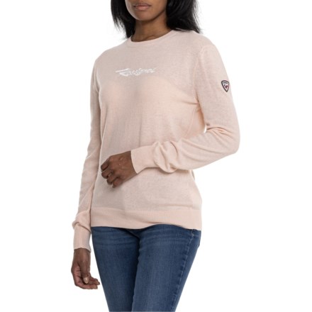 Rossignol Signature Sweater - Merino Wool in Powder Pink