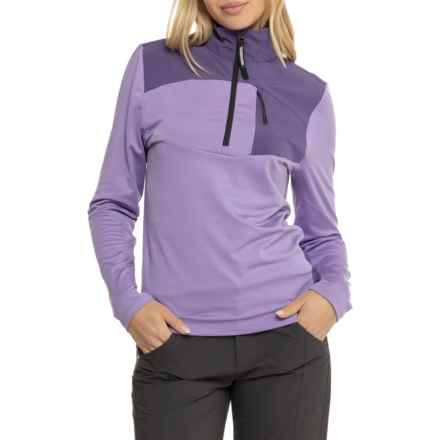 Rossignol SKPR Midlayer Sweater - Zip Neck in French Lilac