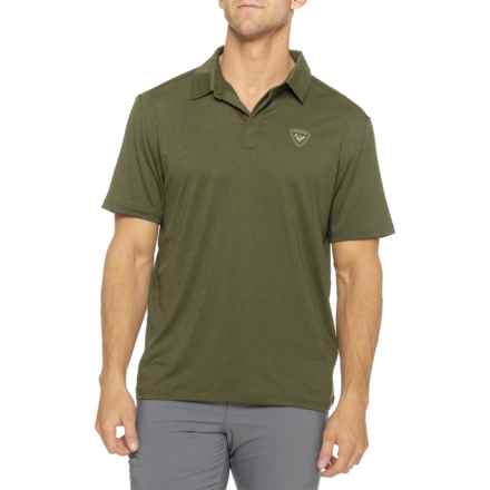 Rossignol Slub Polo Shirt - UPF 50+, Short Sleeve in 60F/Dark Pickle