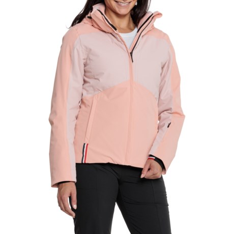 Rossignol Summit Straight PrimaLoft® Ski Jacket - Waterproof, Insulated in Pastel Pink