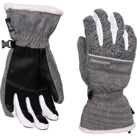 Rossignol Temptation imp’R Ski Gloves - Waterproof, Insulated (For Women) in Heather Grey