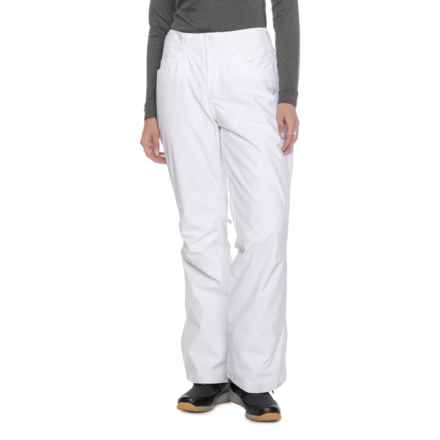 Roxy Backyard Ski Pants - Waterproof, Insulated in Bright White