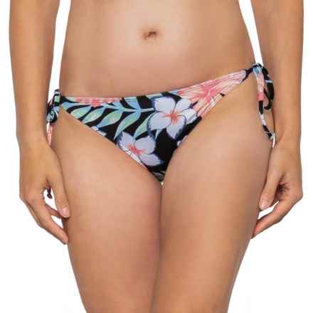Roxy Beach Classics Bikini Bottoms (For Women) in Black/Floral