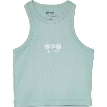 Roxy Big and Little Girls Daisy Chain Tank Top in Blue Surf