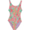 Roxy Big Girls Coastal Breeze One-Piece Swimsuit - UPF 50+ in Peach Pink