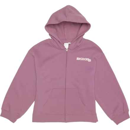 Roxy Big Girls Full-Zip Sweatshirt in Grape Nectar