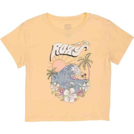 Roxy Big Girls Oceanic T-Shirt - Short Sleeve in Impala