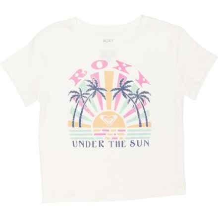 Roxy Big Girls Under the Sun T-Shirt - Short Sleeve in Egret