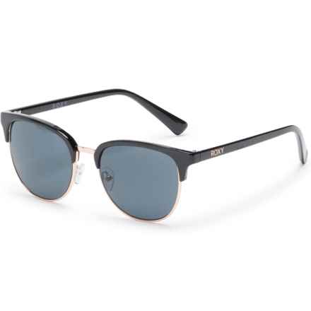 Roxy Catty Retro Sunglasses in Black