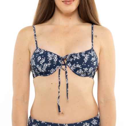 Roxy Hibiscus Haven Bikini Top - Underwire in Blue
