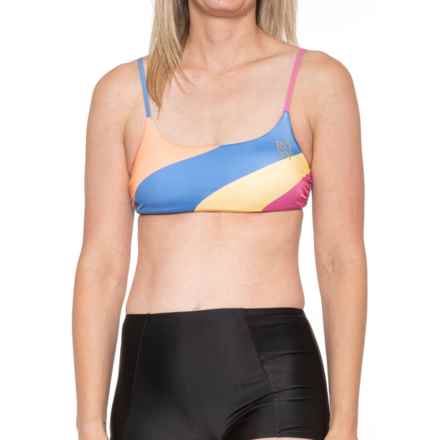 Roxy Pop Surf Bralette Bikini Top (For Women) in Bright White
