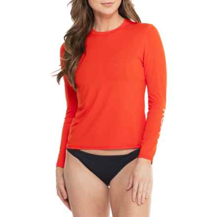 Roxy Rash Guard - Long Sleeve in Lehua Red