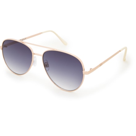 Aviator Metal Frame Sunglasses - Roxy Women’s *2 Pairs* Gold and Silver Womens Roxy Aviator Sunglasses - Boscov main image 2