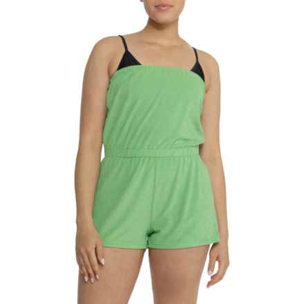 Special Feeling Romper Cover-Up - Sleeveless in Green
