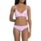 Roxy Sundaze Ditsy Bikini Set in Lavender
