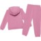 5GTRX_2 Roxy Toddler Girls Fleece Hoodie and Pants Set