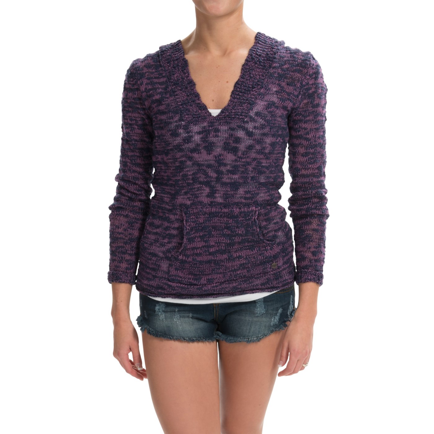 Roxy Warm Heart Hooded Sweater (For Women) 9959A 74