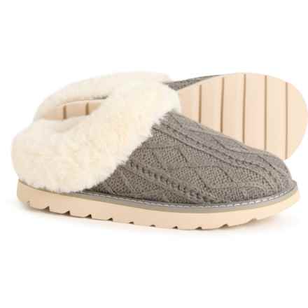 Royal Canadian Amber Scuff Slippers (For Women) in Grey