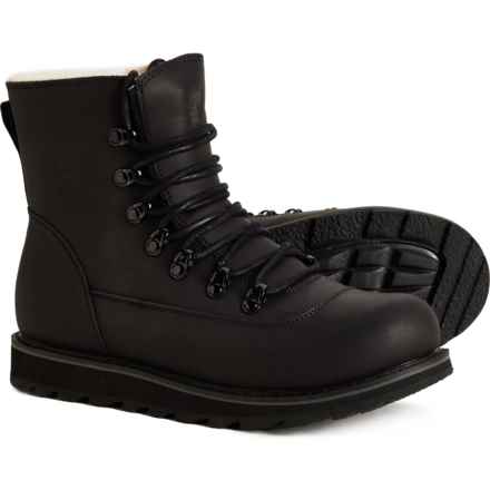 Royal Canadian Armstrong Winter Boots - Waterproof, Insulated, Leather (For Men) in Black Lager