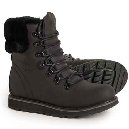 Royal Canadian Cambridge Thinsulate® Winter Boots - Waterproof, Insulated, Leather (For Women) in All Black