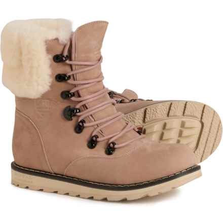 Royal Canadian Cambridge Thinsulate® Winter Boots - Waterproof, Insulated, Leather (For Women) in Dusted Rose