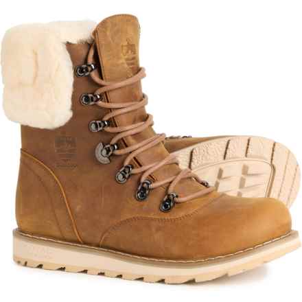 Royal Canadian Cambridge Thinsulate® Winter Boots - Waterproof, Insulated, Leather (For Women) in Wheat Brown