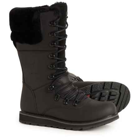 Royal Canadian Castlegar Thinsulate® Tall Winter Boots - Waterproof, Insulated, Leather (For Women) in All Black