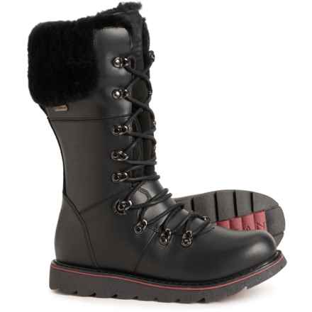 Royal Canadian Castlegar Thinsulate® Tall Winter Boots - Waterproof, Insulated, Leather (For Women) in Black