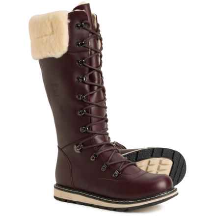 Royal Canadian Dalhousie Thinsulate® Winter Boots - Waterproof, Insulated, Leather (For Women) in Bugundy