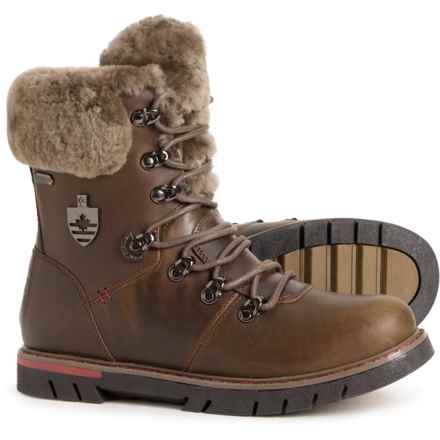 Royal Canadian Stratford Boots - Waterproof, Insulated, Leather (For Women) in Fossil