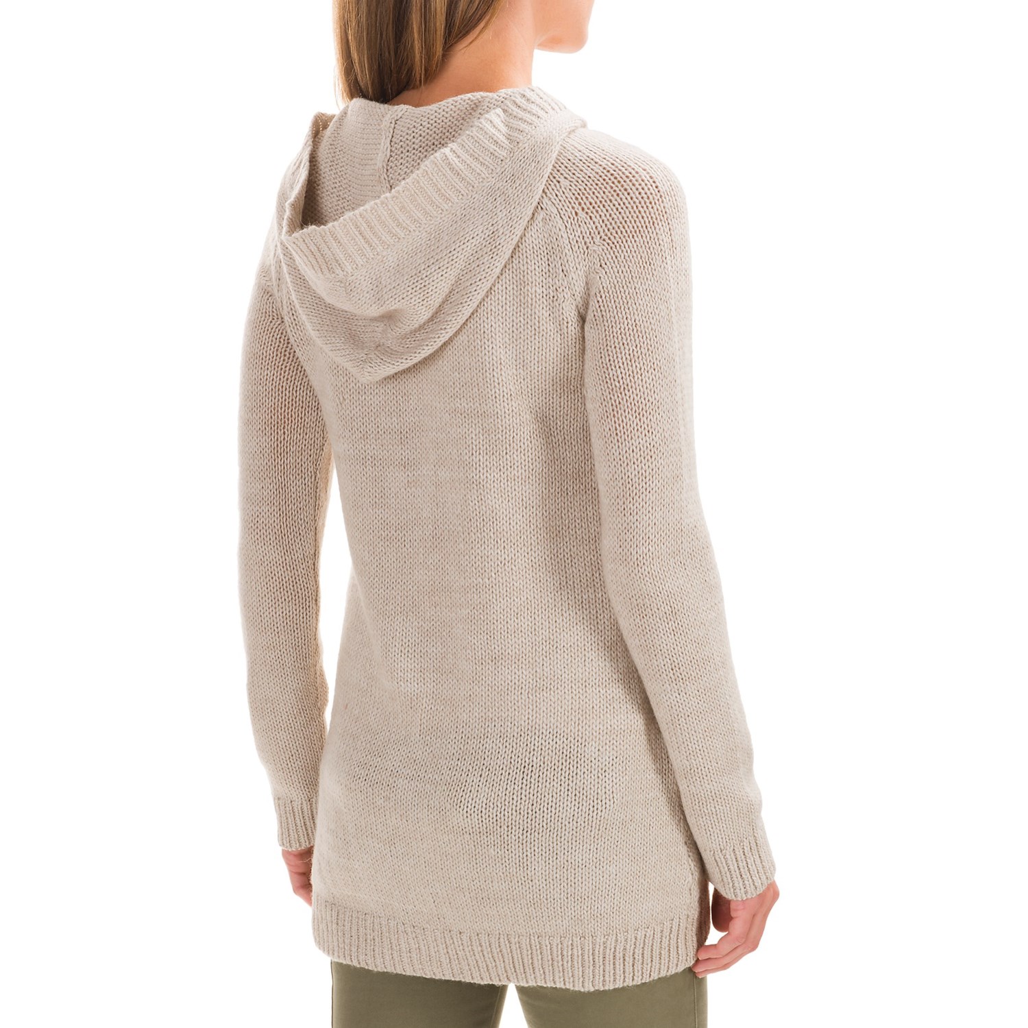 tahari hooded cardigan