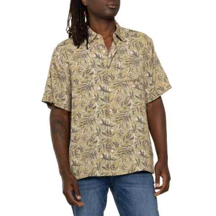 Royal Robbins Comino Leaf Shirt - Short Sleeve in Forest Roble Pt