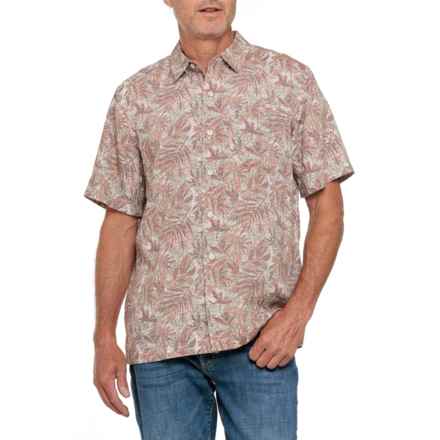 Royal Robbins Comino Leaf Shirt - Short Sleeve in Heirlm Rose Roble Pt