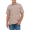 Royal Robbins Comino Leaf Shirt - Short Sleeve in Heirlm Rose Roble Pt