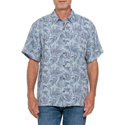 Royal Robbins Comino Leaf Shirt - Short Sleeve in Sky Blue Roble Pt
