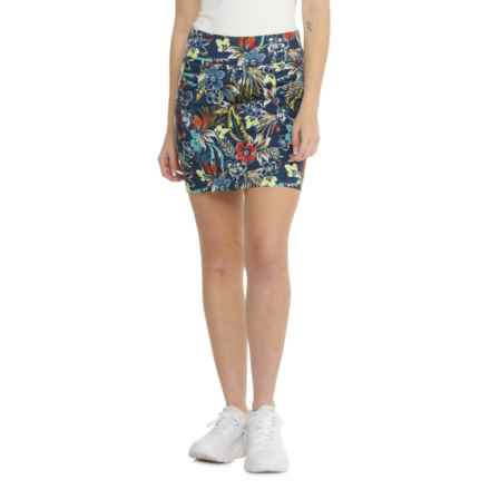 Royal Robbins Discovery III Printed Skort - UPF 50+ in Navy Palisades Pt